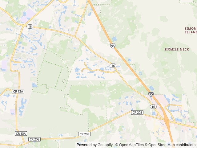 Map for 2026 Forest River RV Salem 33TS near St. Augustine, FL