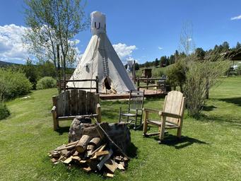 New Mexico Glamping Tipis