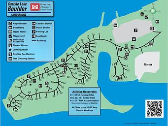 Boulder Campground Map