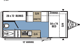 2022 Coachmen RV Clipper Ultra-Lite 17BH