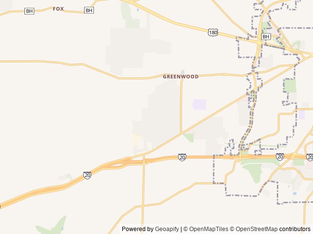 Map of Legacy Longhorn Ranch & RV Resort location at Weatherford, TX, United States