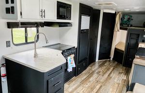 Fun Semi Modern Travel Trailer