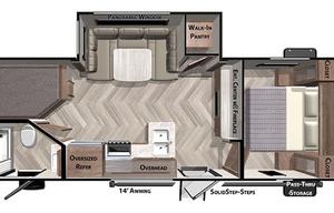 2020 Forest River RV Wildwood X-Lite 240BHXL