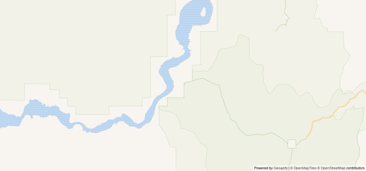 Map of Slocum Creek Campground location at Vale, OR, United States