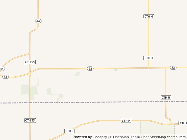 Map of Glacier Valley Campground location at Cambria, WI, United States