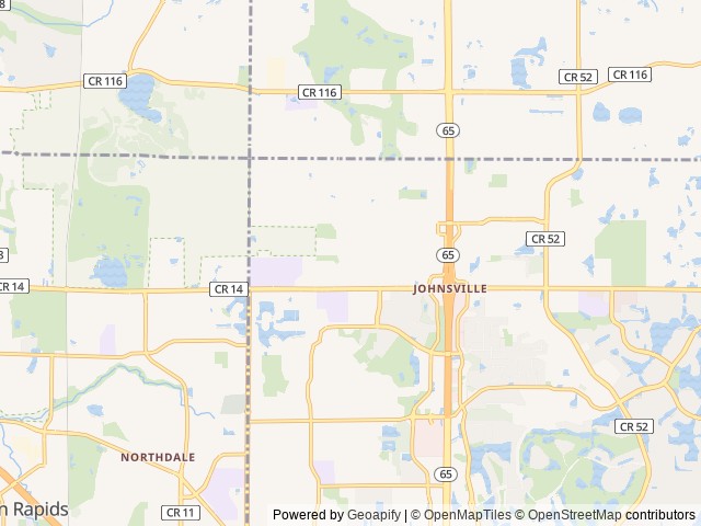 Map for 2015 Dutchmen RV Kodiak Express 299BHSL near Blaine, MN