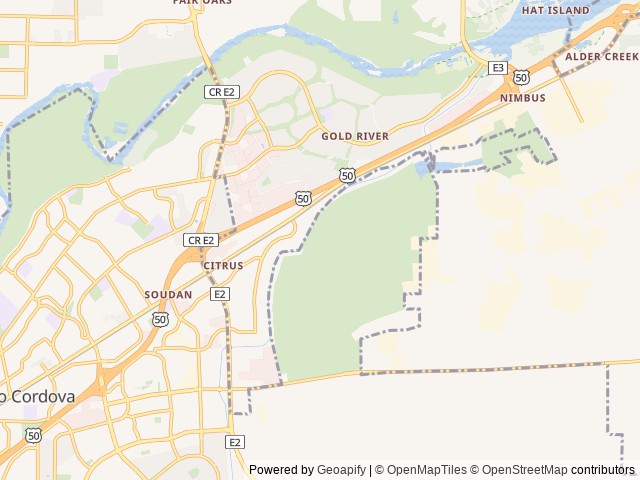 Map for Scenic Vans' "The Carmel" - Unlimited Mileage near Rancho Cordova, CA