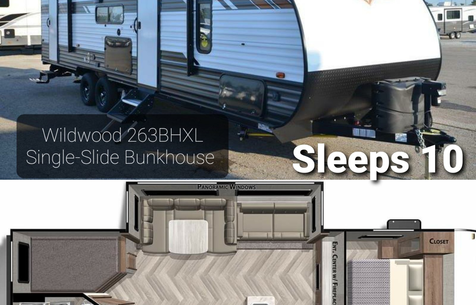 2020 Forest River Rv Wildwood X-Lite 263BHXL