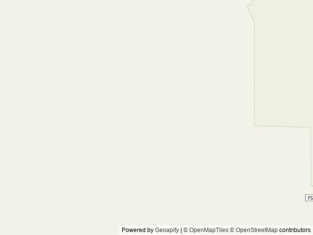 Map of Mill Creek Cabin location at Livingston, MT, United States