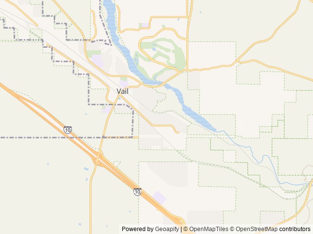 Map for 2018 Heartland North Trail 22FBS near Vail, AZ