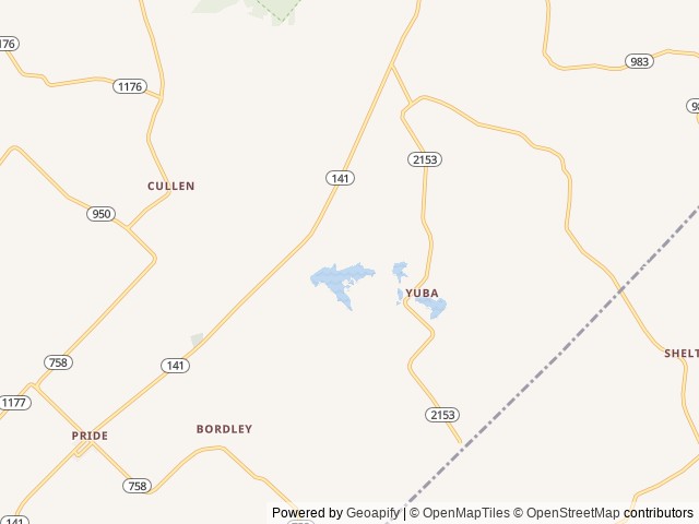 Map of Moffit Lake Recreation Area location at Morganfield, KY, United States