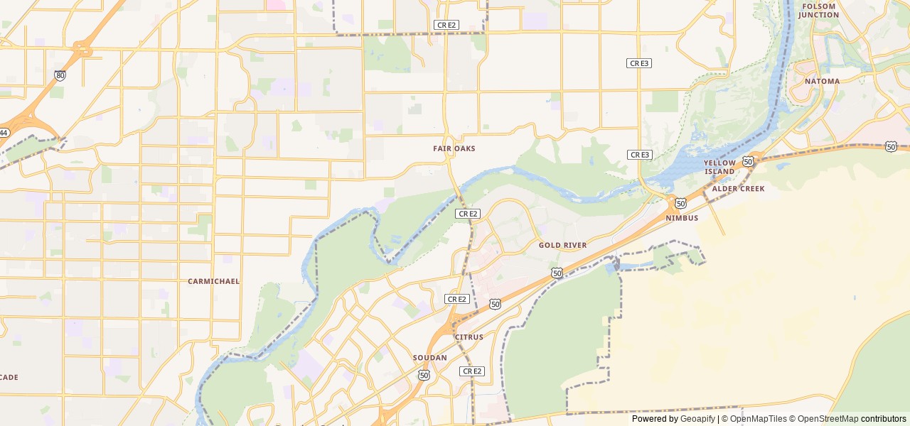 Map for 2026 Winnebago Minnie Winnie 31H near Rancho Cordova, CA