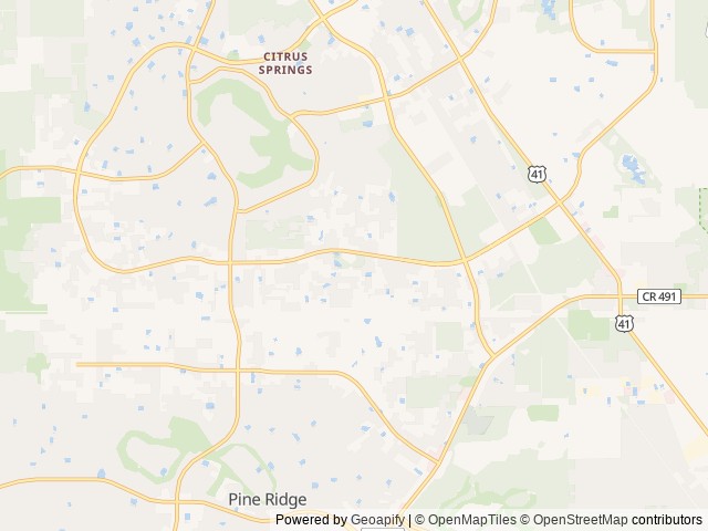 Map for The memory maker near Citrus Springs, FL