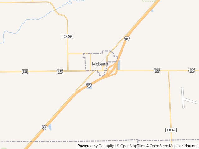 Map for 2020 Freelander 21QB  Chevy 4500 near McLean, IL