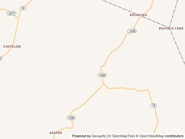 Map for 2023 EAST TO WEST Della Terra 255BHLE near Auburn, TN
