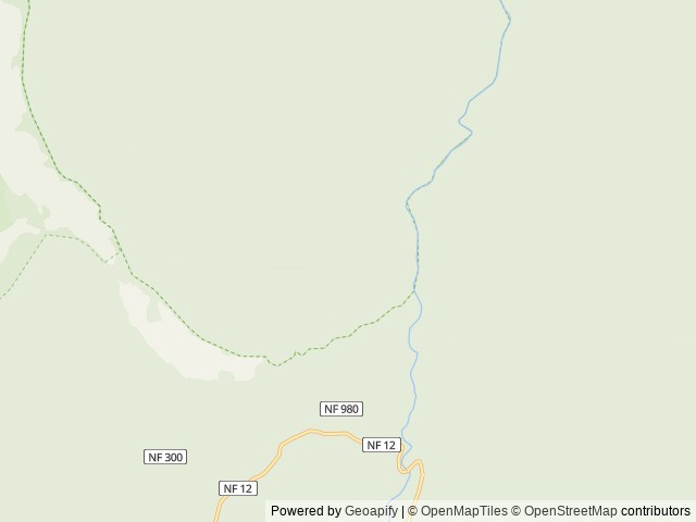 Map of Candle Creek Campground location at Sisters, OR, United States
