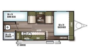 2018 Family Bunkhouse **Sleeps 5**