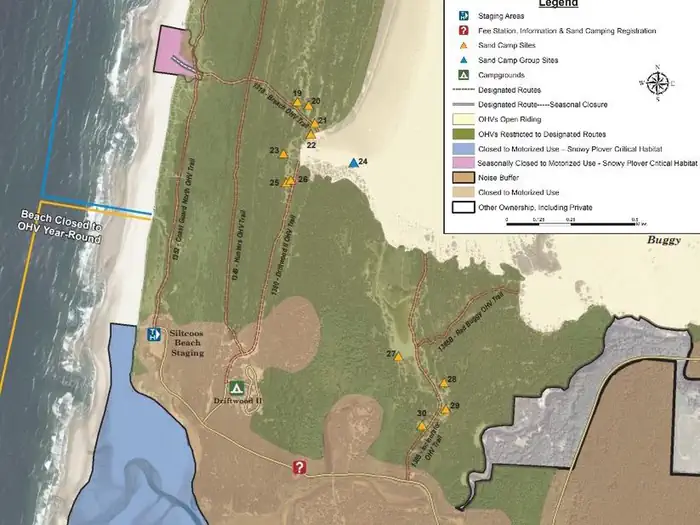 Siltcoos Sand Camping