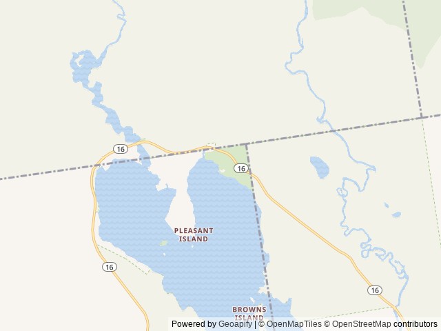 Map of Cupsuptic Lake Park & Campground location at Adamstown Township, ME, United States