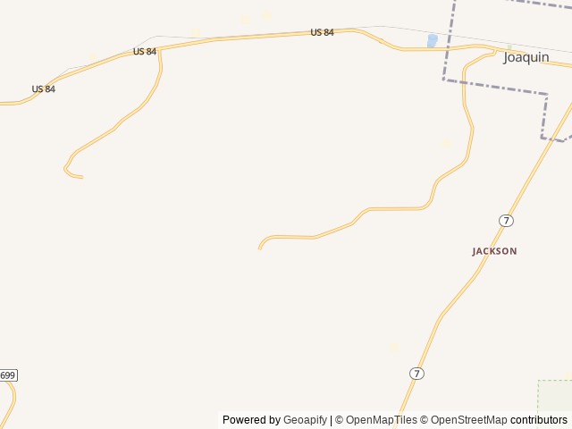 Map of 7 Pines Park location at Longview, TX, United States