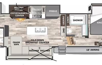 2022 Cedar Creek Bunkhouse Forest River RV 375