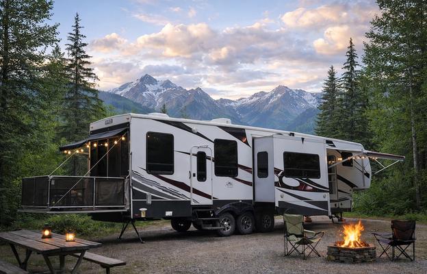 Spacious Toy Hauler Sleeps 8+ Patio/Garage