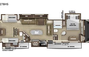 2020 Highland Ridge RV Silverstar SF427BHS