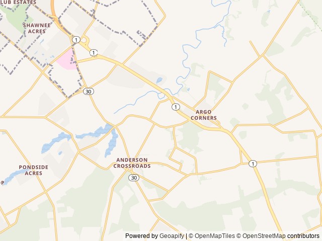 Map of Jellystone Park™ Delaware Beaches location at Lincoln, DE, United States