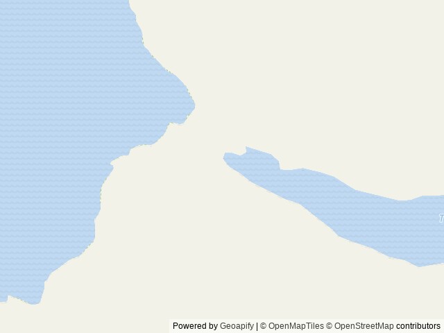 Map of Turner Lake West Cabin location at Juneau, AK, United States