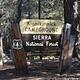 Brown and yellow Forest Service sign for Kinnikinnick Campground