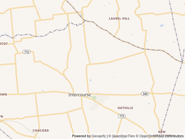 Map for (CousinEddie) 2021 Jayco Jay Flight SLX 8 264BH near Gordonville, PA