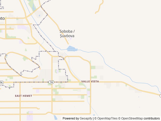 Map for Our Family Toyhauler near Hemet, CA