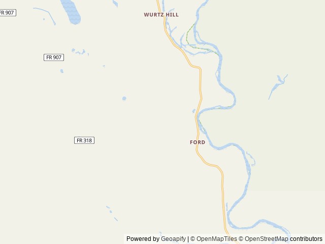 Map of Wurtz Cabin location at Hungry Horse, MT, United States