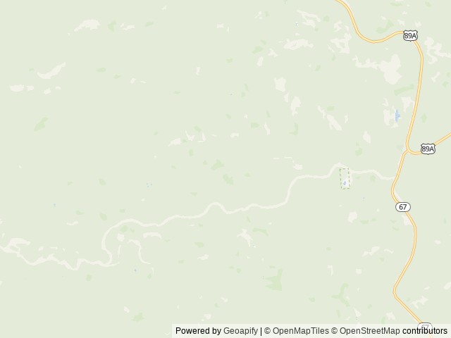 Map of Kaibab Camper Village location at Fredonia, AZ, United States