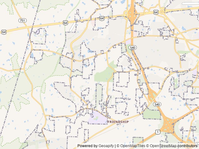 Map for 'Maverick' Sleeps 8! Loaded with Comfort Amenities near Apex, NC