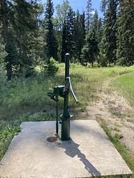 Hand Pump in the campground (summer)