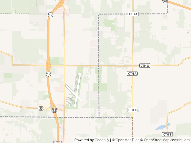 Map of Fox Hill RV Resort and Campground location at Baraboo, WI, United States