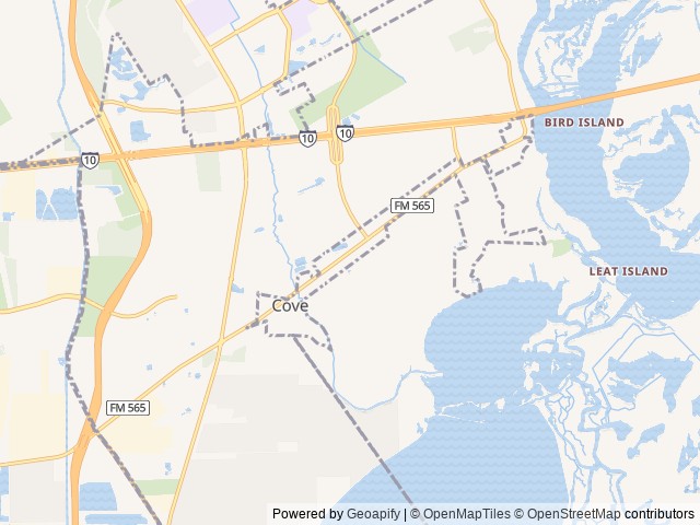Map of Mont Belvieu RV Resort location at Wallisville, TX, United States