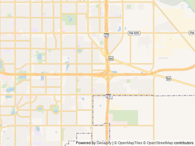 Map of The Retreat RV Resort location at Lubbock, TX, United States