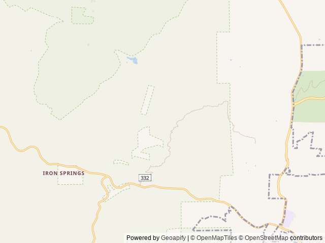 Map of Yavapai Campground location at Prescott, AZ, United States