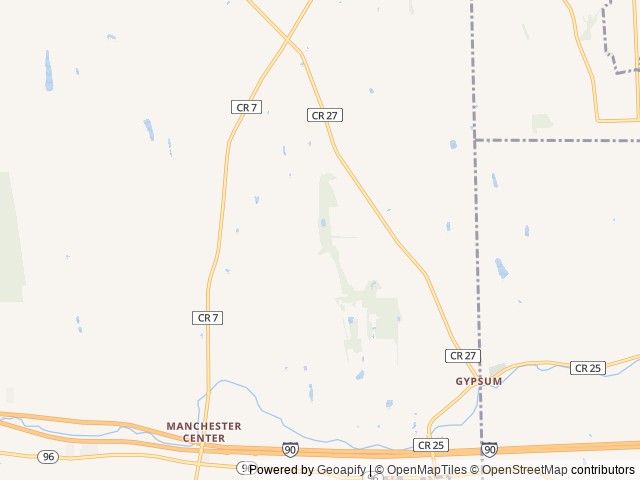 Map for Our Newest Edition Brand New 2025 5th Wheel near Clifton Springs, NY