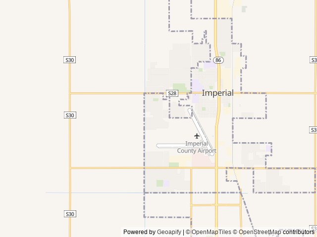 Map for Forest River trailer, spacious 2 bathrooms near Imperial, CA