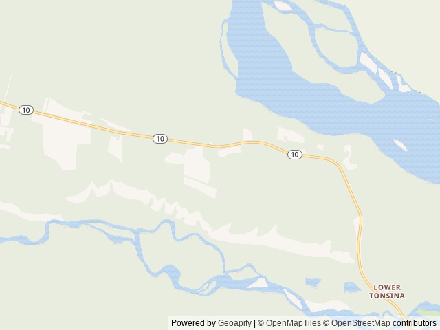 Map of Wrangell View RV Park location at Chitina, AK, United States
