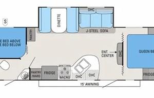 2012 Jayco White Hawk 28DSBH RV rental photo 3