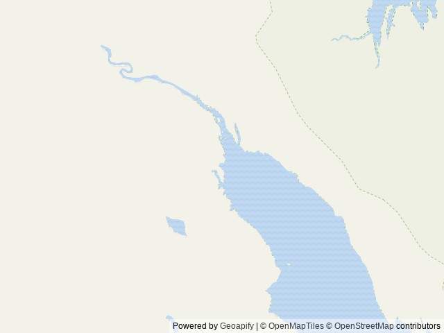Map of Towers Arm Cabin location at Petersburg, AK, United States