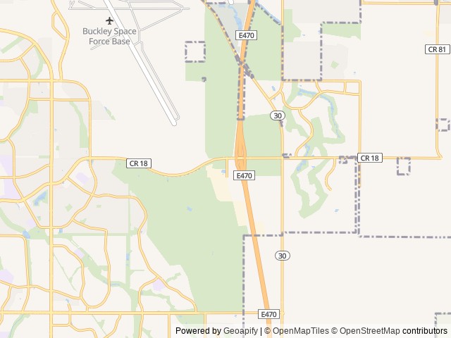Map for Brand New 2026 "Wanderer" 31 near Aurora, CO