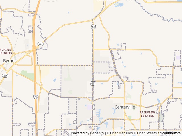 Map for 2021 Forest River RV Cherokee 304BH near Byron, GA