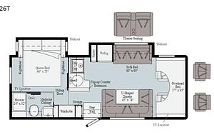 2021 Winnebago Spirit 26T couple & small family