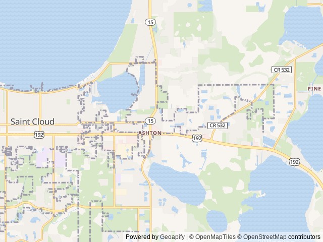 Map for 2021 Jayco Jay Flight SLX 8 264BH near St. Cloud, FL