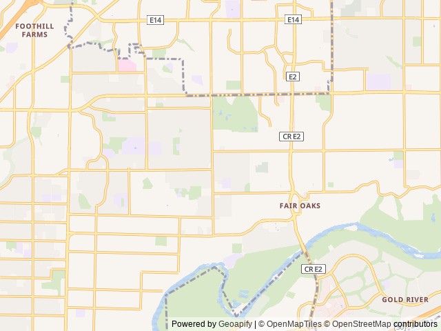 Map for 2022 Thor Motor Coach Chateau 22E near Fair Oaks, CA